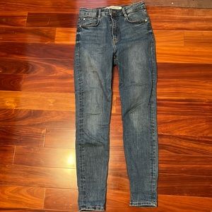Zara High Waisted Skinny Jeans
